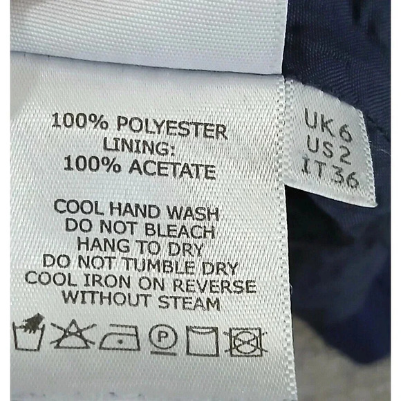 Osman Sleeveless Wrap Asymmetrical Gathered Midi Dress in Navy BLUE Size: 2 - Picture 8 of 10